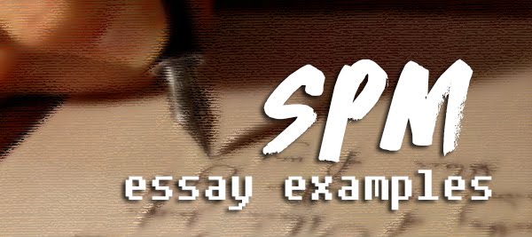 Example simple essay spm